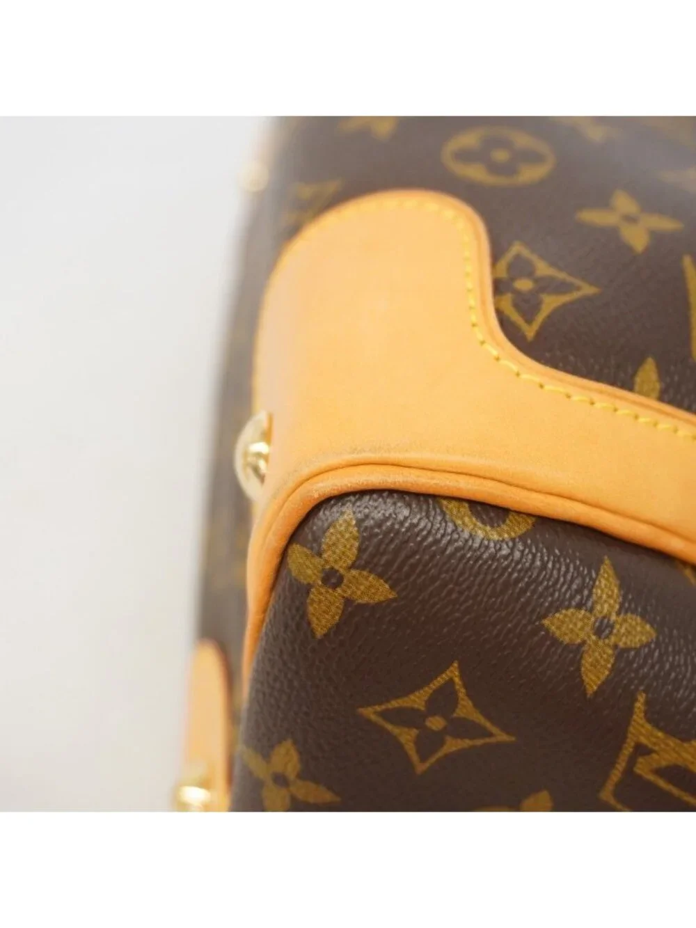 Louis Vuitton Handbag Monogram Retiro Brown 2-Way
